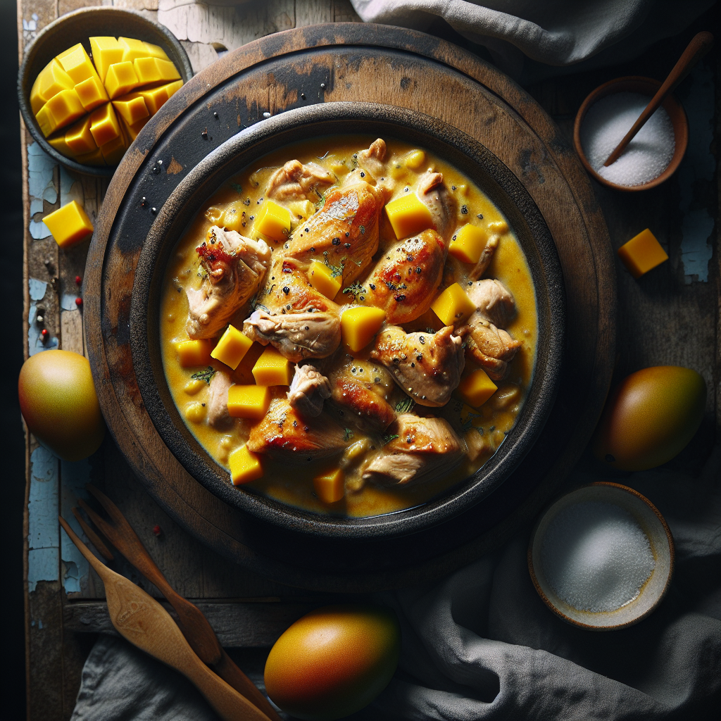 Koselig Kycklinggryta med Mangotouch